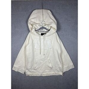 Fenty Puma Rihanna Jacket Satin Hood Lace Fleece Off Shoulder Oversized XS